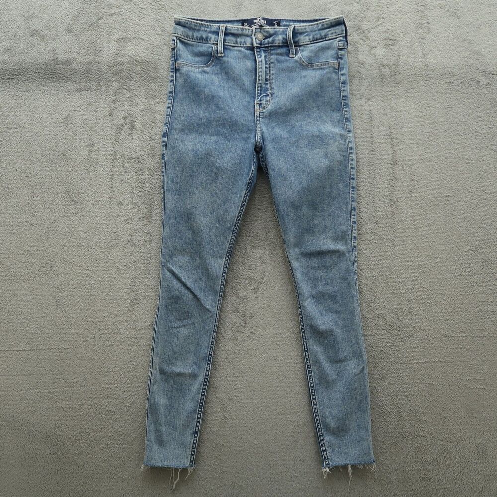 Hollister Jeans Junior's Size 5R High-Rise Crop Legging Denim Pants 25" Inseam
